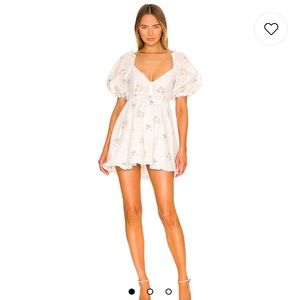 For love and lemons Yolanda puff sleeve dress